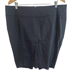 Torrid Pinstripe Minimalist Pencil Skirt